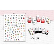 3D Nail Stickers - CA-198